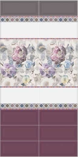 Панно Kerama Marazzi Линьяно 60х50 Цветы ALD\A36\3x\7071T
