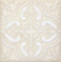 Вставка Kerama Marazzi Амальфи орнамент белый 9,9х9,9 STG\B408\1266