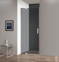 Душевая дверь Cezares Slider 80(90)*195 см, серое стекло, хромированный профиль, SLIDER-B-1-80/90-GR