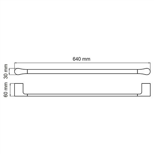 Держатель полотенец WasserKRAFT Glan K-5100, K-5130