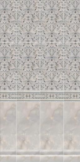 Карандаш Kerama Marazzi Бисер белый золото 20х1,4 POF002