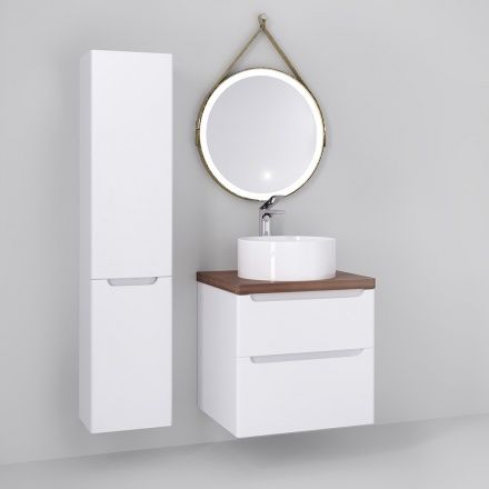 Тумба Jorno Wood 60 подвесная белая, Wood.01.60/P/W