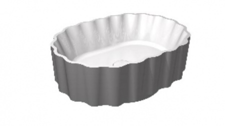 Раковина ARTBASIN Conchiglia/АртБейзин Конкилья 50 белый глянец, CC.wb.50\WHT