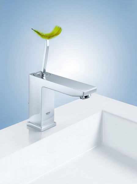 Смеситель для раковины Grohe Eurocube Joy, с донным клапаном, M-Size, хром, 23657000