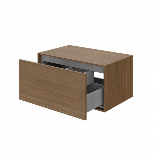 Тумба Kerama Marazzi Atollo/Атолло напольная/подвесная с ящиком 80, деревянная, AT.80\WD