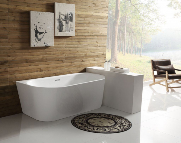 Ванна акриловая BelBagno 170*80 см, белая, BB108-170-80