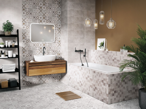 Керамогранит Cersanit Соната (Sonata) серый 42х42, SO4R092