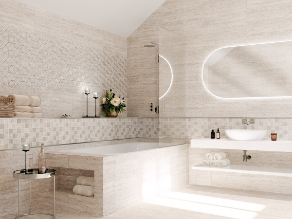 Керамическая настенная плитка Azori ASCOLI BEIGE 31,5*63 1с, 507121201
