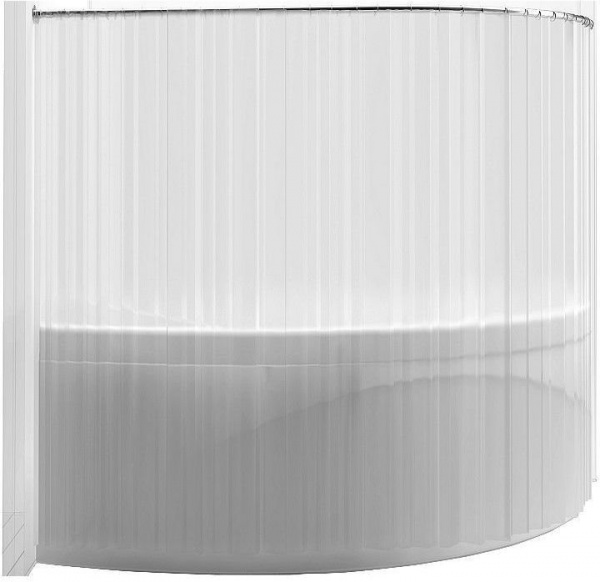 Карниз для ванны Aquanet Jersey полукруглый 170х90