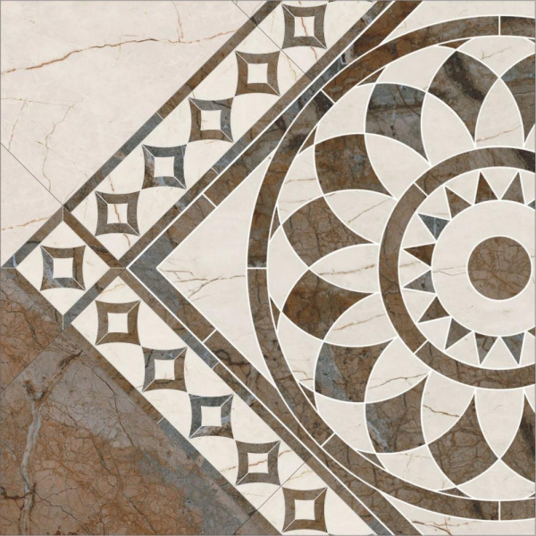 Керамическая плитка напольная Kerama Marazzi Милан Театро 50,2x50,2 беж светлый, SG457702R