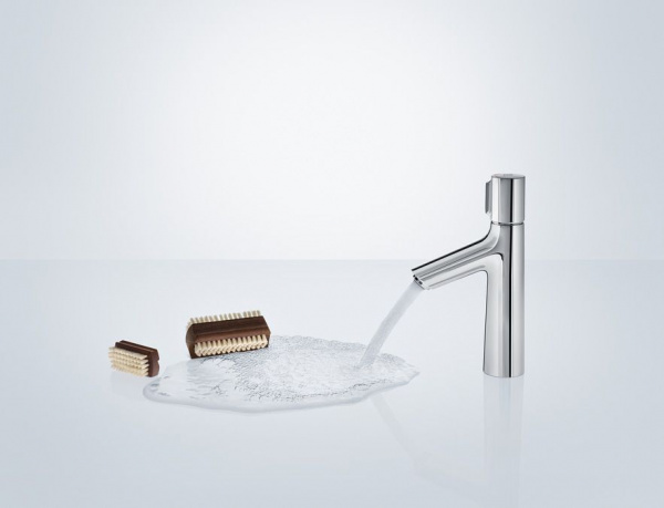Смеситель для раковины Hansgrohe Talis Select S 100, без сливного гарнитура, хром, 72043000