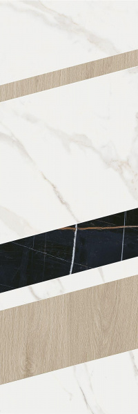Декор Kerama Marazzi Бертран 1 микс 40x120, ID129