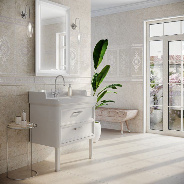 Керамическая плитка напольная Kerama Marazzi Милан Веласка беж светлый 60x60x11, SG642700R
