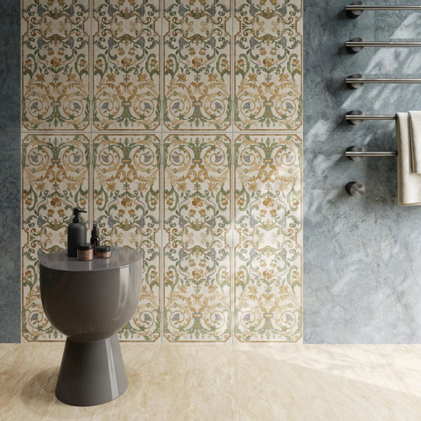 Декор Kerama Marazzi Эвора мозаичный бежевый глянц 32х30, MM13121