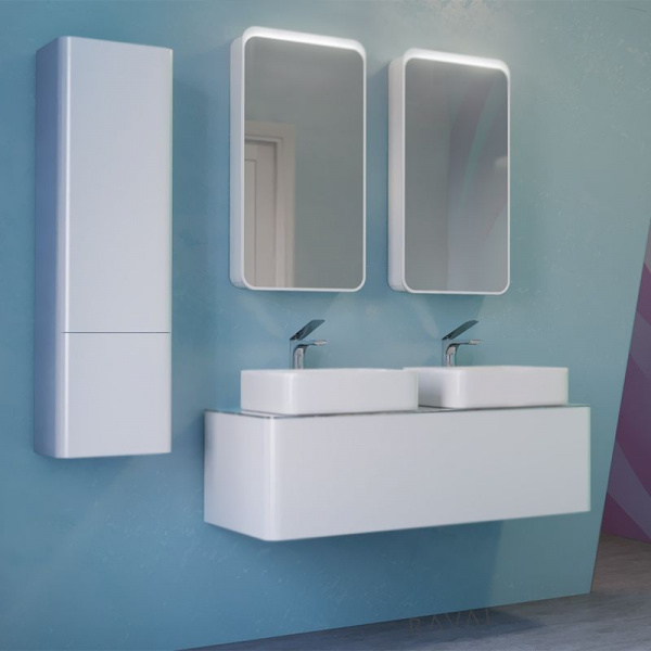 Тумба Raval Pure 120 подвесная Белая, Pur.01.120/P/W