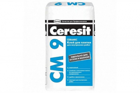Клей для плитки Ceresit для внутренних работ CM 9/25