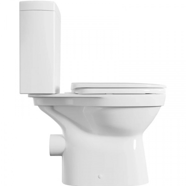 Унитаз-компакт Vitra  Norm Eisberg, с крышкой термопласт, микролифт, белый, 9844B099-7201