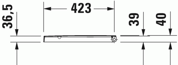 Сиденье Soft Close Duravit Me by Starck, 0020190000