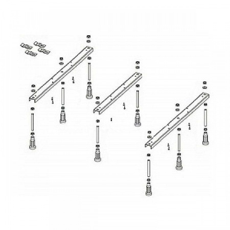 Ножки Riho BASEL 424 (8 ножек), POOTSET68