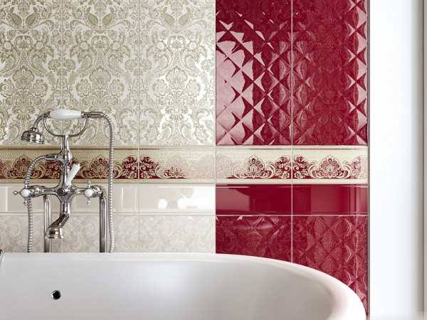 Бордюр Kerama Marazzi Даниэли красный 30х14,5 HGD\C103\11109R