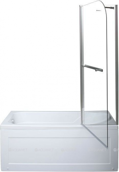 Шторка для ванны Aquanet SG-1200, прозрачное стекло