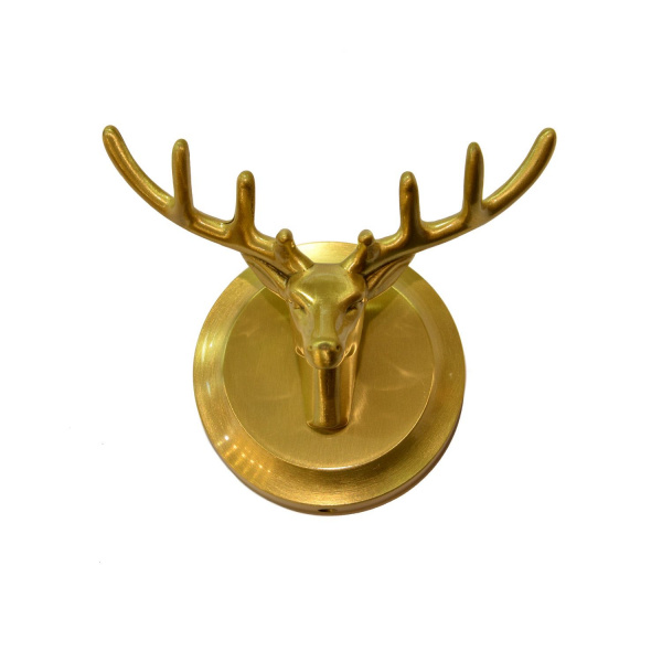 Крючок настенный Bronze De Luxe Олень бронзовый (81152)