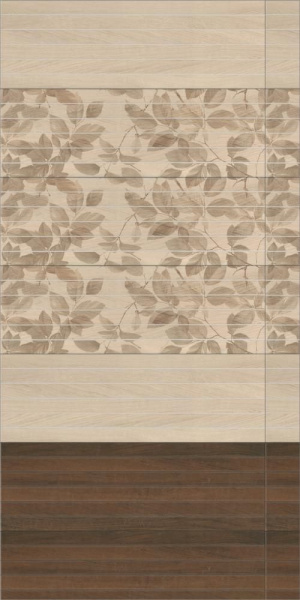 Керамическая плитка настенная Keramam Marazzi Семпионе коричневый темный 30x89,5, 13096R