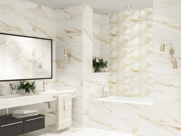 Керамическая настенная плитка Azori CALACATTA ROYAL 31,5*63 1с, 507911201