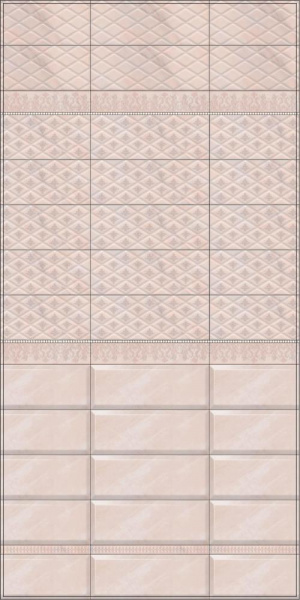 Плитка керамическая настенная Kerama Marazzi Флораль беж 15x40, 15117