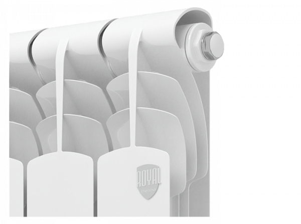 Радиатор биметаллический Royal Thermo Revolution Bimetall 500 2.0 – 12 секций, белый, RTRB250012
