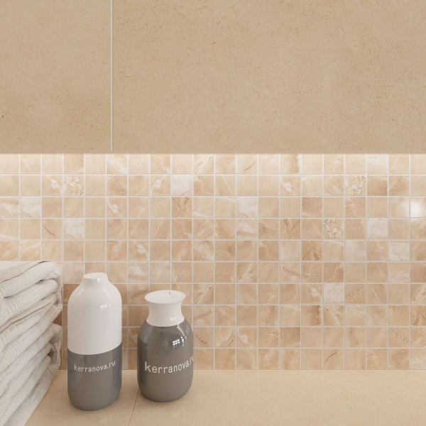 Керамогранит Kerranova Canyon Бежевый/Beige Structure K-901 60x60 K-901/SR/60x60