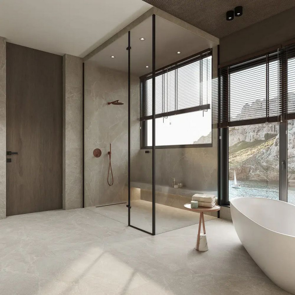 Плинтус Kerama Marazzi Эстерель 9,5*60 белый матовый обрезной, KM6060G0471RBT6