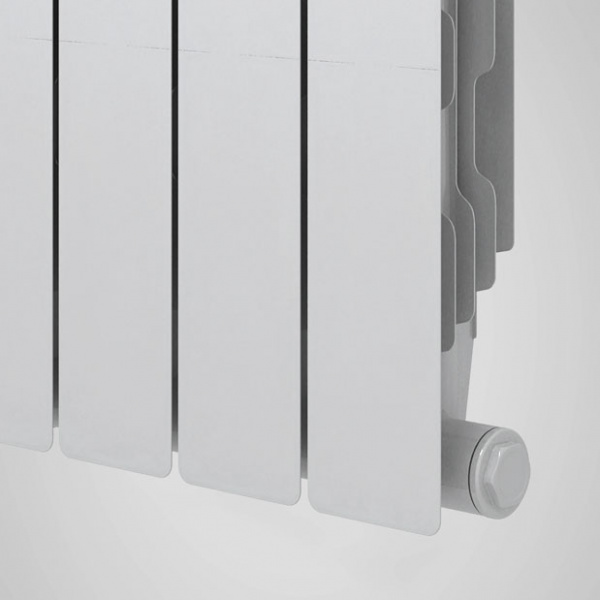 Радиатор биметаллический Royal Thermo Revolution Bimetall 350 - 4 секции, белый, RTRB35004