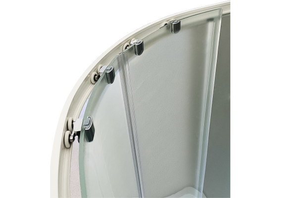 Душевая кабина Royal Bath 120х80х200, матовое стекло, белый профиль, левый, RB 8120BK-С-L