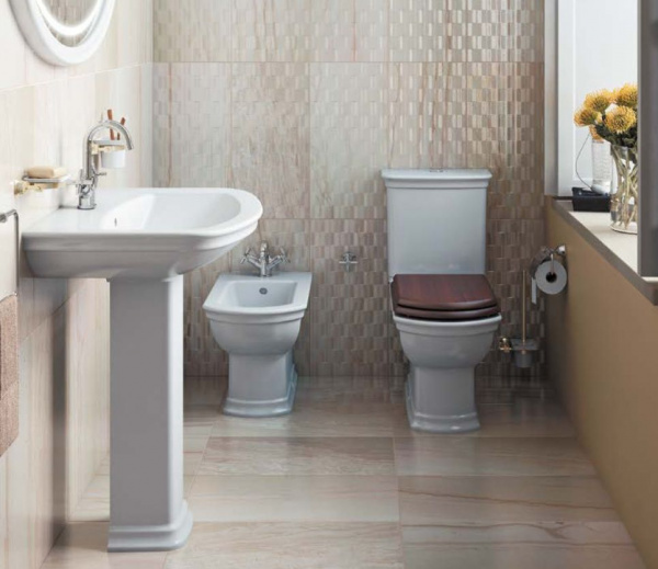 Унитаз-компакт  Vitra SERENADA с  деревянной крышкой, 9722B003-7204