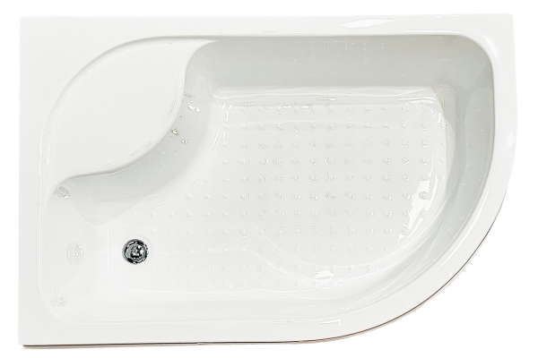 Душевая кабина Royal Bath 120х80х200, матовое стекло, хромированный профиль, левый, RB 8120BK-С-СН-L