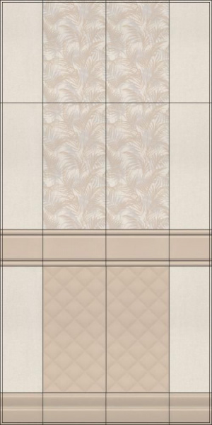 Бордюр Kerama Marazzi Тропикаль беж 30х12 BDA012R