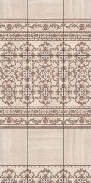 Декор Kerama Marazzi Пантеон 40,2х40,2 ковер центр HGD\A234\SG1544L