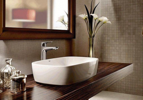 Раковина Roca INSPIRA SOFT накладная 500х370х140 мм, скругленная, 7.3275.0.000.0