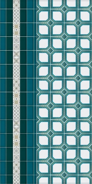 Плитка настенная Kerama Marazzi Клемансо 7,4х15 беж тёмный грань 16052