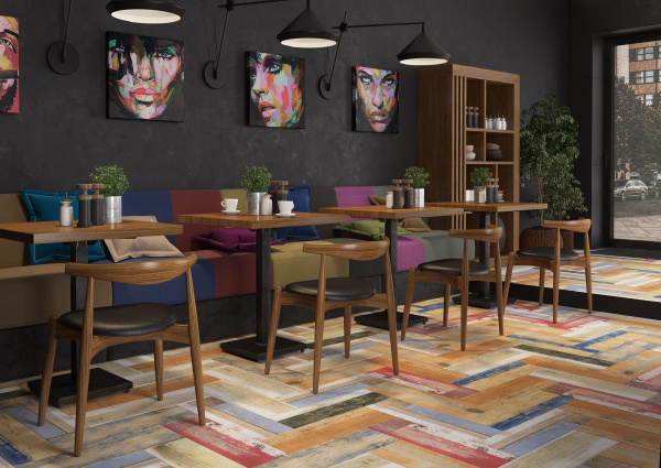Керамогранит Cersanit Колорвуд (Colorwood) многоцветный 18,5х59,8, 16730