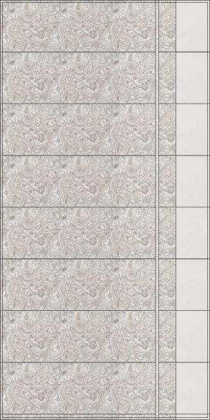 Плитка керамическая настенная Kerama Marazzi Ориенте белый 25x75, 12133R
