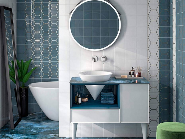 Спец. изделие декоративное Kerama Marazzi Cono/Коно ониче синий, COb.SG567502R\56