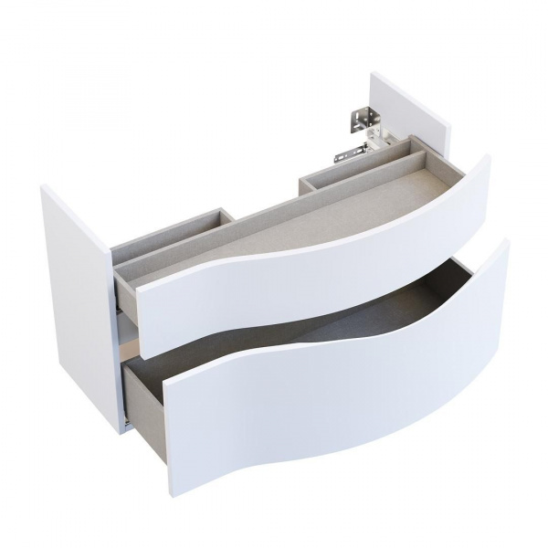 Тумба Kerama Marazzi Riva/Рива 100 см правая, белая матовая, RV.100Rh\WHT.M