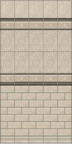 Карандаш Kerama Marazzi Эль-Реаль беж 20x2, PFE014
