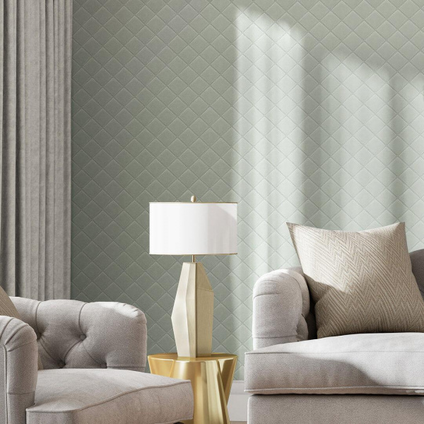 Обои виниловые Kerama Marazzi Палаццо мотив, золото, KM5504