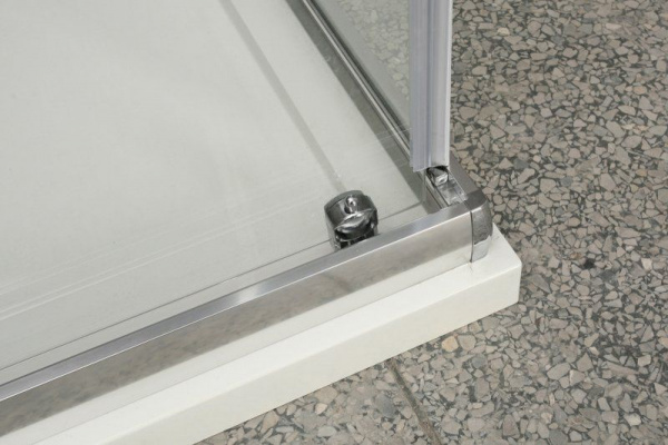 Душевая кабина BelBagno Uno 1100x800x1850, текстурное стекло, хромированный профиль, UNO-AH-1-110/80