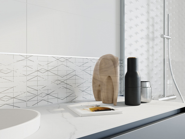 Керамическая плитка настенная Meissen Keramik Trendy  многоцветный 25x75 TYU453