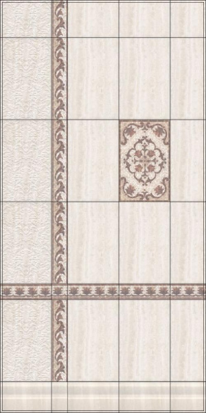 Бордюр Kerama Marazzi 25х7,5 Пантеон беж светлый BAC003