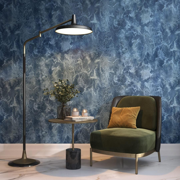 Обои виниловые Kerama Marazzi Азулежу мотив, синий, KM6505